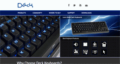 Desktop Screenshot of deckkeyboards.com
